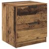 vidaXL Nachttisch 2 pcs Altholz 45 x 39 x 50 cm Holzwerkstoff