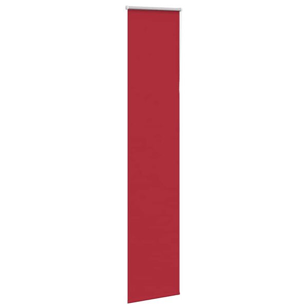 vidaXL Verdunkelungsrollo Rot 45x210 cm Stoffbreite 40,7 cm Polyester