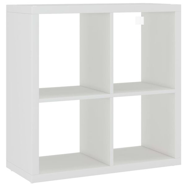 vidaXL W&uuml;rfelregal Wei&szlig; 69,5x29,5x69,5 cm MDF