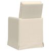 vidaXL Esszimmerst&uuml;hle 2 pcs Beige 57 x 67 x 98 cm Leinen