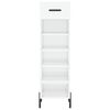 vidaXL Schuhschrank Hochglanz-Weiß 30x35x105 cm Holzwerkstoff