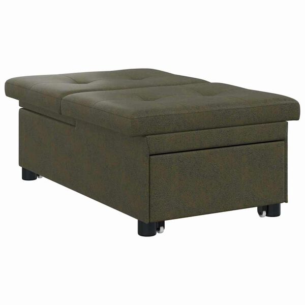vidaXL Schlafsofa Olivegr&uuml;n 194 x 67 x 82 cm Huahua Stoff