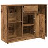 vidaXL Sideboard mit Schublade Altholz-Optik 101x35x76cm Holzwerkstoff