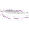 vidaXL Boxspringbett ohne Matratze Dunkelgr&uuml;n 140x220 cm Samt