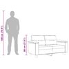 vidaXL 2-Sitzer-Sofa Taupe 120 cm Mikrofasergewebe