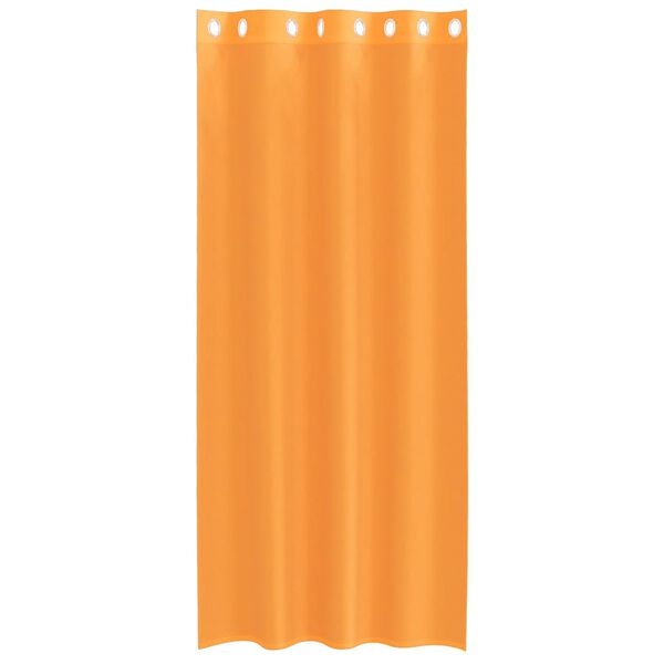 vidaXL Voile Vorhänge mit Ösen 2 Stk. Orange 140x245 cm