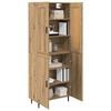 vidaXL Highboard 2 pcs Artisan-Eiche Holzwerkstoff