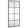 vidaXL Wandspiegel Schwarz 40x80 cm Rechteckig Eisen