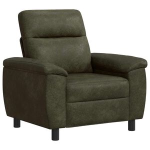 vidaXL Sofa Olivegr&uuml;n 95 x 90 x 95 cm Kunstwildleder