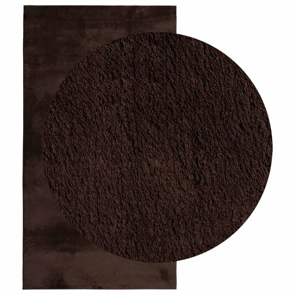 vidaXL Bereichsteppiche Rechtwinklig HUARTE Braun 110 x 60 cm