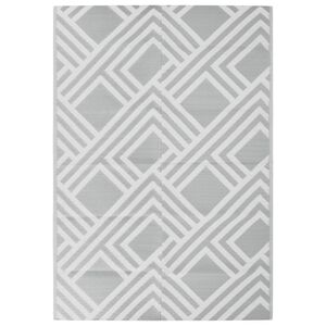 vidaXL Outdoor-Teppich ARAKIL Grau 160x230 cm PP