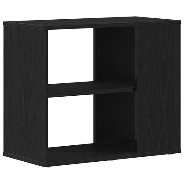 vidaXL Sideboard Schwarz Eichen-Optik 60 x 30 x 50 cm Holzwerkstoff