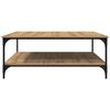 vidaXL Couchtisch Artisan-Eiche 100 x 100 x 40 cm Holzwerkstoff