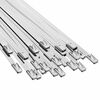 vidaXL Kabelbinder 25 stk. 4,6 x 150 mm Silber