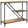 vidaXL Konsolentisch Artisan-Eiche 88,5 x 30 x 75 cm Holzwerkstoff