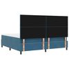 vidaXL Boxspringbett mit Matratze Dunkelblau 200 x 200 cm Samt