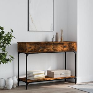 vidaXL Konsolentisch R&auml;uchereiche 100x34,5x75 cm Holzwerkstoff