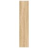 vidaXL Wandregal Sonoma-Eiche 90x16x78 cm Holzwerkstoff