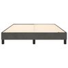 vidaXL Boxspringbettgestell Dunkelgrau 140x190 cm Samt