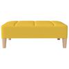 vidaXL Fu&szlig;hocker Gelb 78x56x32 cm Stoff