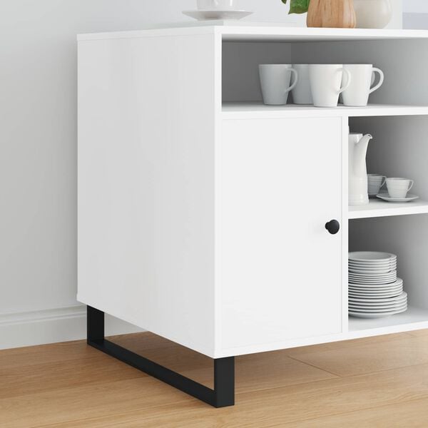 vidaXL M&ouml;belbeine 2 pcs Schwarz 59,6 x 4 x 10 mm Eisen