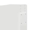 vidaXL Aufbewahrungsbett mit Kopfteil Wei&szlig; 150 x 200 cm Holzwerkstoff