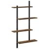vidaXL Wandregal R&auml;uchereiche 61 x 13,5 x 105,5 cm Holzwerkstoff