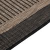 vidaXL Outdoor-Teppich Flachgewebe 100x200 cm Dunkelbraun