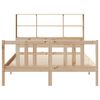 vidaXL B&uuml;cherregalbett ohne Matratze 120x200 cm Massivholz Kiefer