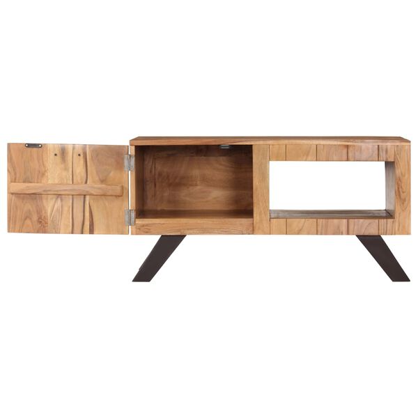 vidaXL Couchtisch Massivholz Akazie 90x50x45 cm