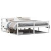vidaXL Seniorenbett mit Kopfteil ohne Matratze Wei&szlig; 180x200 cm