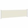vidaXL Seitenmarkise Ausziehbar 600x160 cm Creme