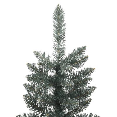 vidaXL Künstlicher Weihnachtsbaum mit Ständer Schlank Grün 180 cm PVC