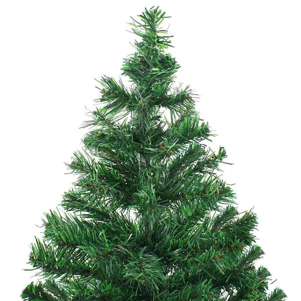 vidaXL K&uuml;nstlicher Weihnachtsbaum Beleuchtung Kugeln 120cm 230 Zweige