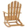 vidaXL Adirondack-Schaukelst&uuml;hle 2 Stk. Massivholz Teak
