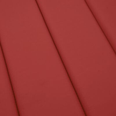 vidaXL Sonnenliegen-Auflage Rot 200x50x3 cm Oxford-Gewebe