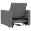 vidaXL Ausziehbare Schlafcouch Einzel Dunkelgrau 90 x 165 x 87 cm