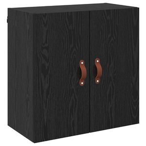 vidaXL Wandschrank 60 x 31 x 60 cm Holzwerkstoff Schwarz Eichen-Optik