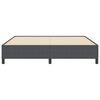 vidaXL Boxspringbett Dunkelgrau 180 x 200 cm Samt