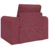 vidaXL Schlafsofa Weinrot 98 x 71 x 83 cm Stoff
