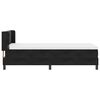 vidaXL Boxspringbett mit Matratze Schwarz 190 x 90 cm Samt
