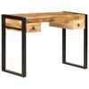 vidaXL Schreibtisch mit 2 Schubladen 110 x 50 x 77 cm Mangoholz Massiv