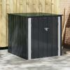 vidaXL Gartenlagerbox Schwarz 101,5 x 107 x 100 cm Stahl