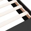 vidaXL Bettgestell Schwarz 140x200 cm Holzwerkstoff