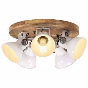 vidaXL Deckenleuchte 25 W Wei&szlig; 50x50x25 cm E27