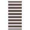 vidaXL Zebra-Rollo 40,9 x 100 cm, Stoffbreite 36,7 cm, Kaffeebraun