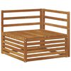 vidaXL Sofagarnituren 8 pcs Natur Massivholz Akazie