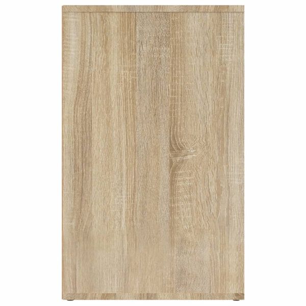 vidaXL Regal f&uuml;r Schminktisch Sonoma-Eiche 80x40x65 cm Holzwerkstoff