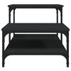 vidaXL Couchtisch Schwarz 100x50,5x45 cm Holzwerkstoff