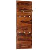 vidaXL Wandgarderobe Massivholz Akazie 118&times;40 cm